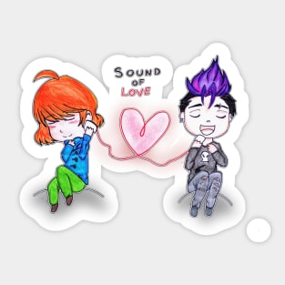 Sound of love Sticker